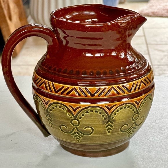 Gorgeous, handmade water pitcher. - Picture 2 of 9